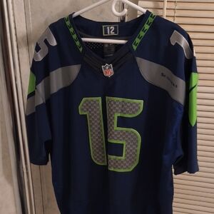 NFL Blue and Gray Jersey with Number 12